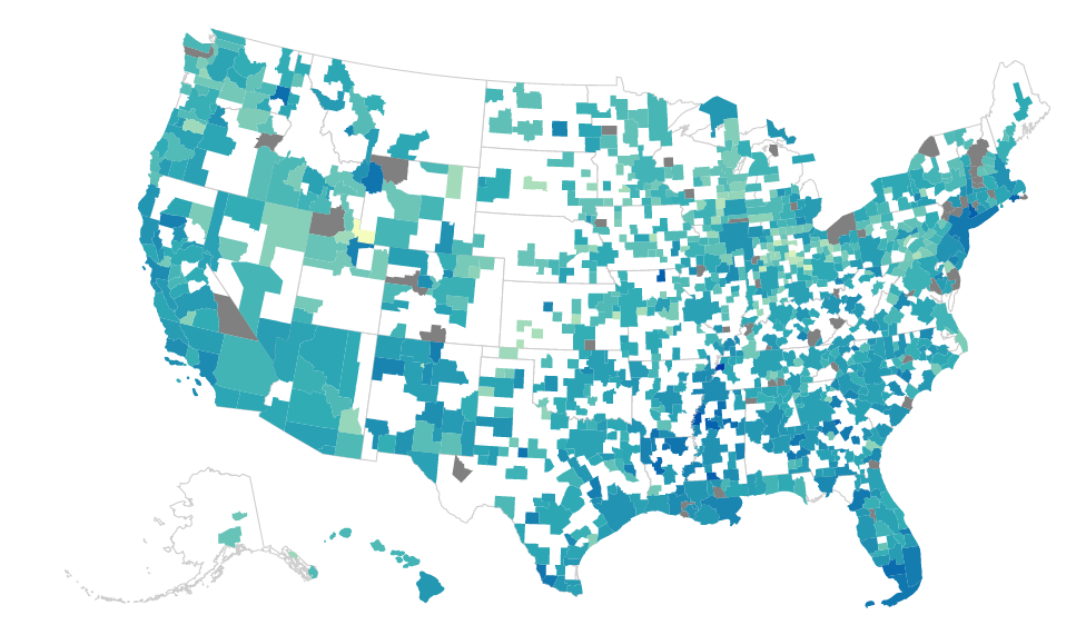 Income Inequality: Mapping the GINI Coefficient